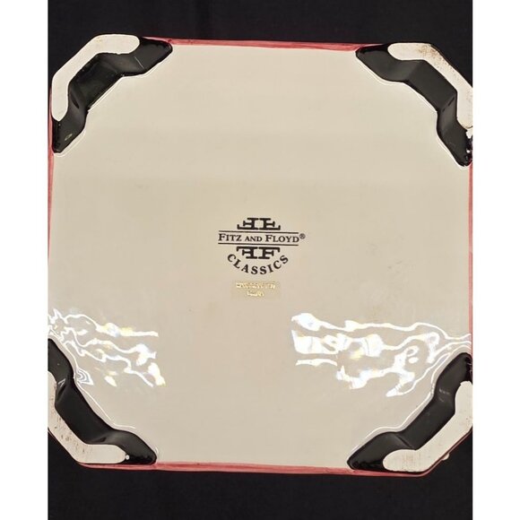 Vintage Fitz & Floyd Classics Equestrian Collection Octagon Box w Lid Fall Decor - Picture 9 of 11